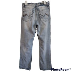 CJ Black acid wash destructed mens jeans size 32/34 from Rue21